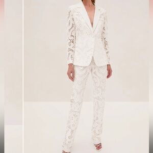 Alexis White Lace Pantsuit